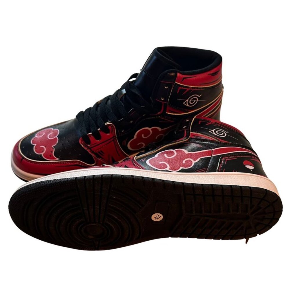 NARUTO 🔥 - Red and Black High-Top Athletic Shoes. Unisex /Very cool/New - Picture 3 of 3